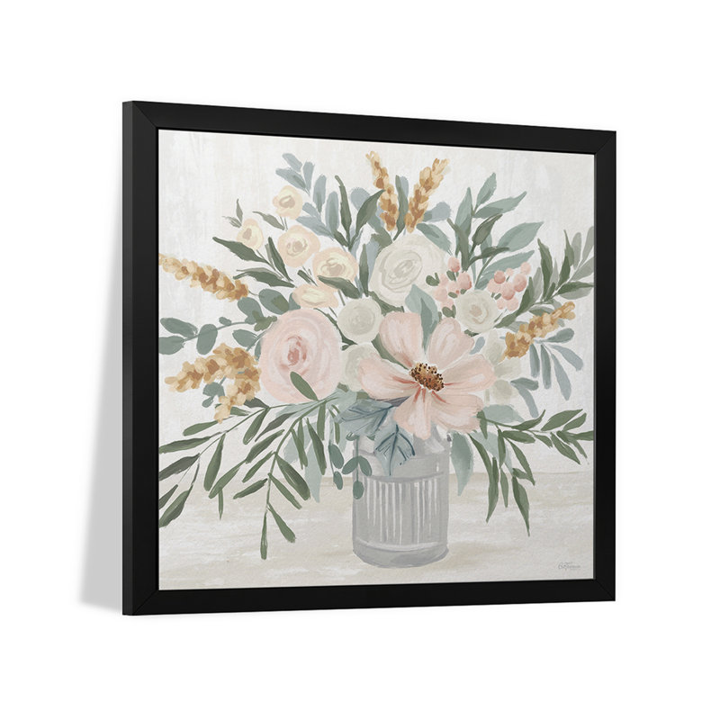 Vase à fleurs - reproduction d'art murale - affiche de galerie, H 16 po x l 16 po