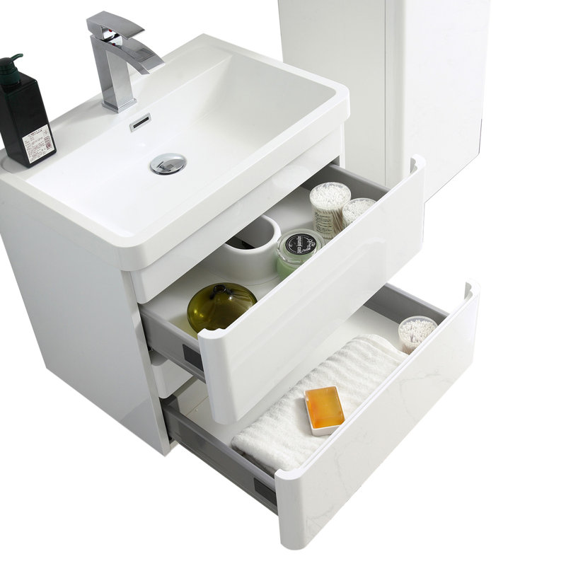 Meuble-lavabo simple mural 24 po Mccarty