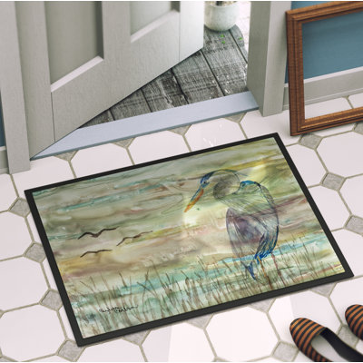 Isabella Heron Sunset Indoor/Outdoor Non-Slip Outdoor Door Mat