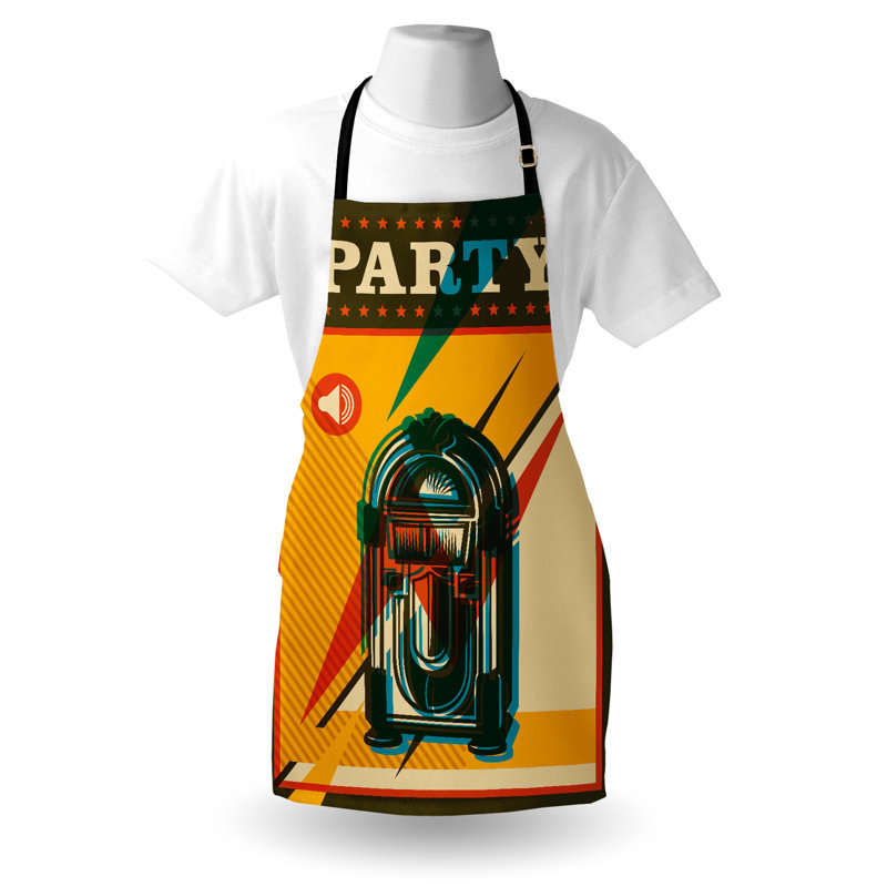 No Pattern Bib Apron