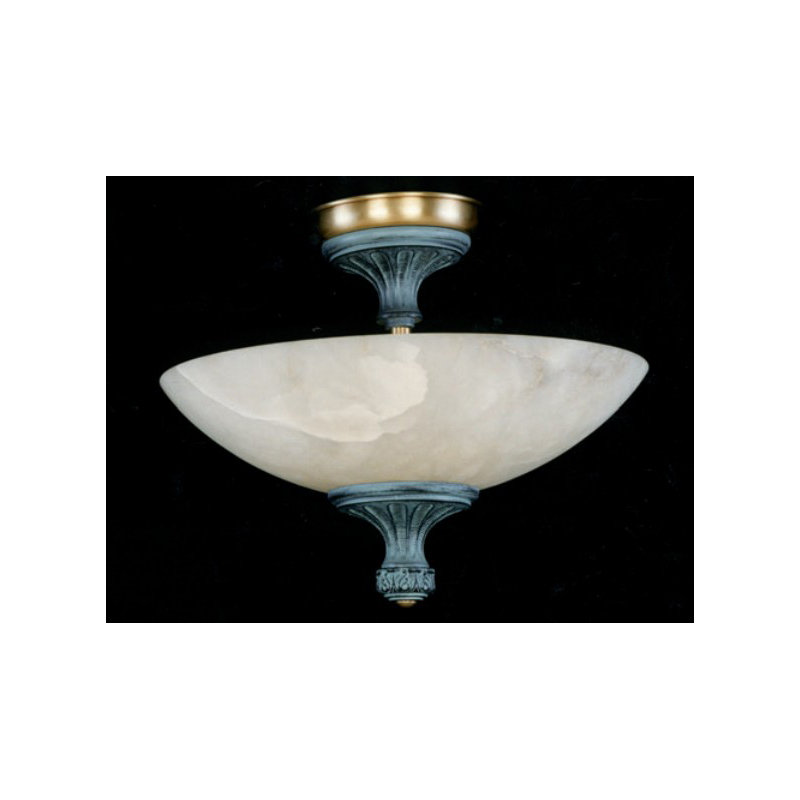 Annelise Glass Semi Flush Mount