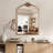 Lindon Arched Iron Wall Mirror-147332777-147332779