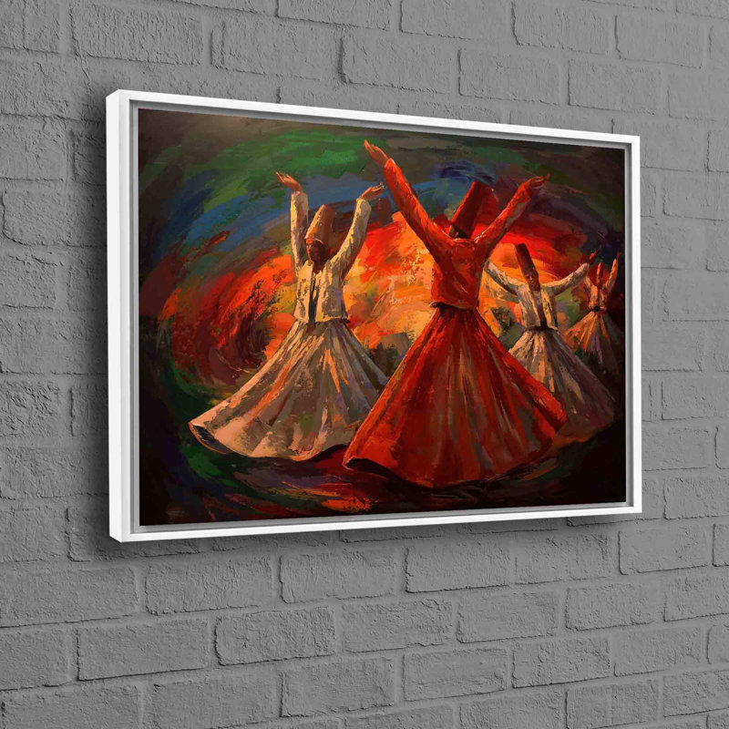 «Whirling Dervish», impression sur toile de coton, idéale pour la décoration intérieure et le cadeau de pendaison de crémaillère