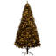 Arbres de Noël combinant une pièce maîtresse de salon et 7,5 pi avec design pliable et rangement