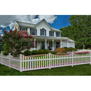 Tongue & Groove Fence with Lattice Topper - Traditional - Landscape - New  York - by Riverside Fence