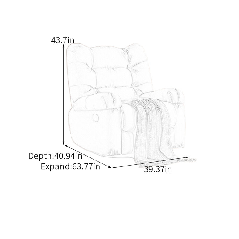 Élégant fauteuil inclinable capitonné avec pivot, Vert