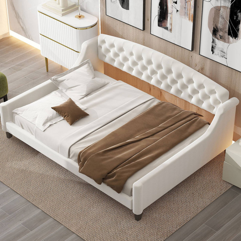 Lit de jour Modern Luxury, Beige, Complet/Double