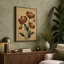 Study in Burgundy Botanical - Wrapped Canvas-1069901734-1069901735