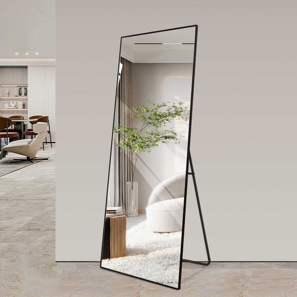 65x22 Full Length Mirror Floor Mirror Bedroom Mirror with Stand Holder