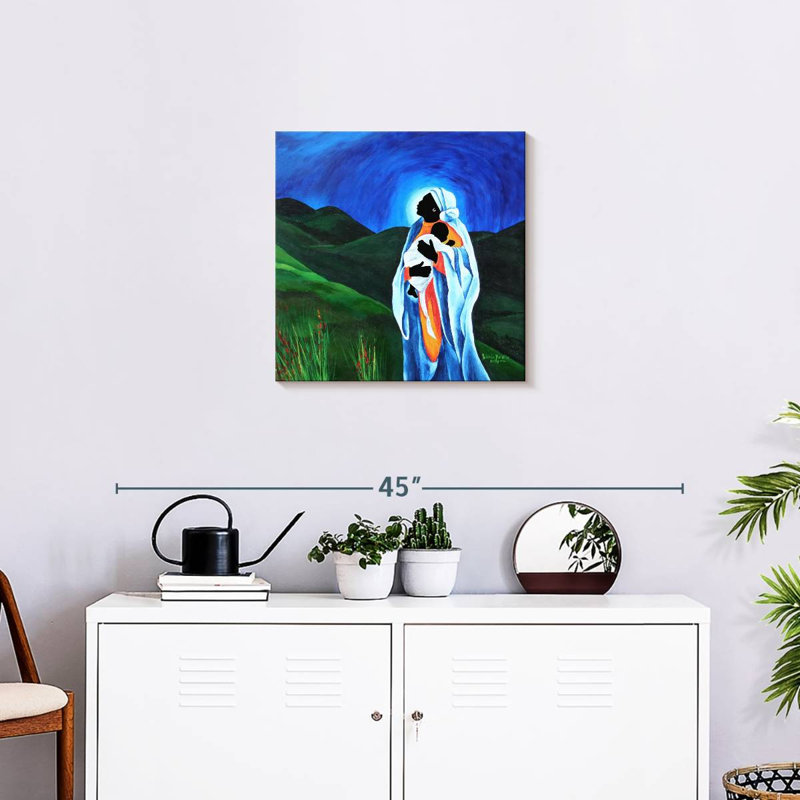 Lelend Madonna and Child Hope For The World, H 20 po x l 20 po