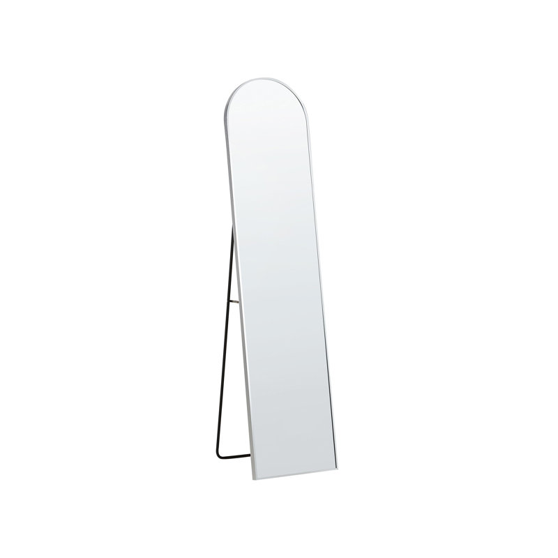 Kirrin Metal Flat Floor Mirror, Silver