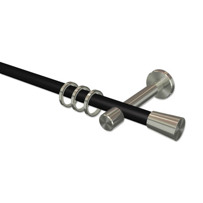 Silsbee 1.6cm Bay Window Double Curtain Rod