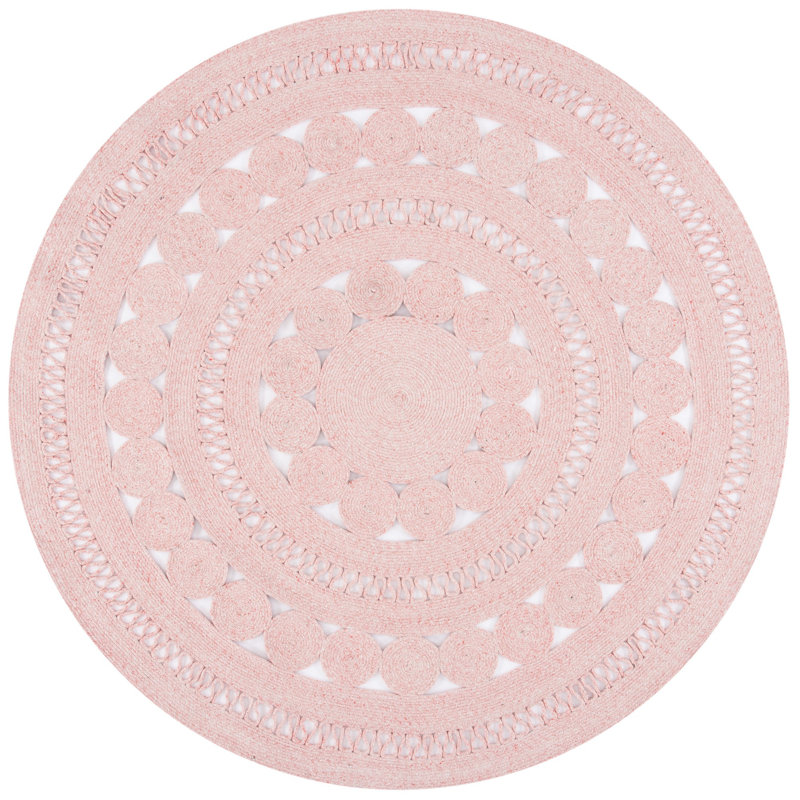 Cape Cod Hand Woven Performance Solid Color Rug, Round 6'