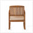 Acacia Wood Patio Rocking Chair With Comfortable Cushions For Outdoor Relaxation And Durability