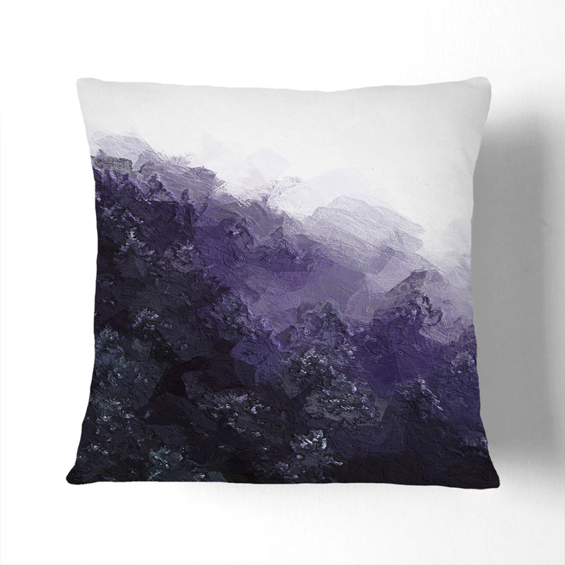 Abstract Square Throw Cushion, 55cm H x 55cm W x 20cm D