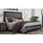 SOLUTO Gray AND BLACK QUEEN BED