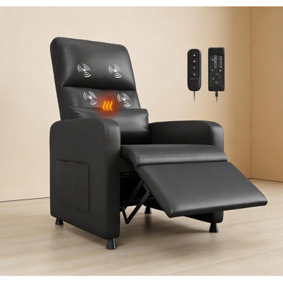 Fauteuil inclinable électrique, avec massage et chaleur