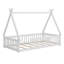 Lit de sol simple en forme de tente - garde-corps et lattes-1239506668