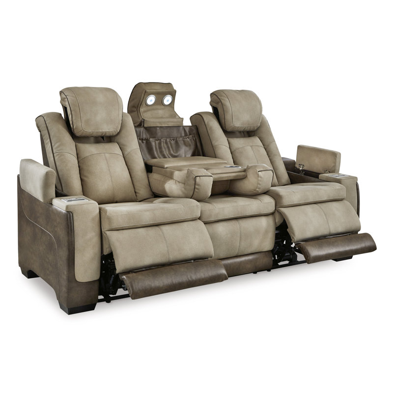 Canapé inclinable électrique Ellea, Beige