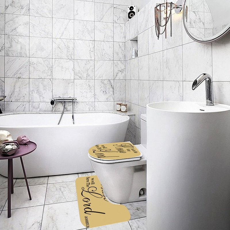 Ensemble de tapis pour salle de bain crème et crème 2 pièces Ultra Soft For Faith