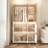 Portable Wardrobe with Multiple Compartments and Hanging Rod for Efficient Storage