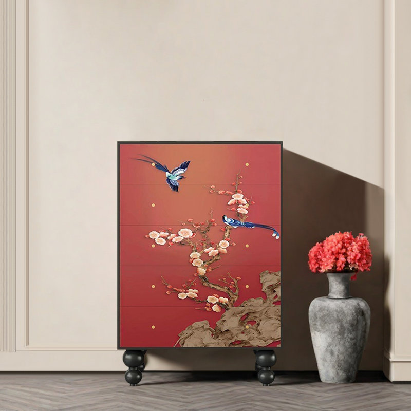 Solid Wood 5 - Drawer Accent Chest