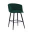 Meurer Upholstered Counter Stool with Metal Frame-576909835