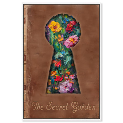 The Secret Garden Canvas Farmhouse Floral Art by Art Remedy