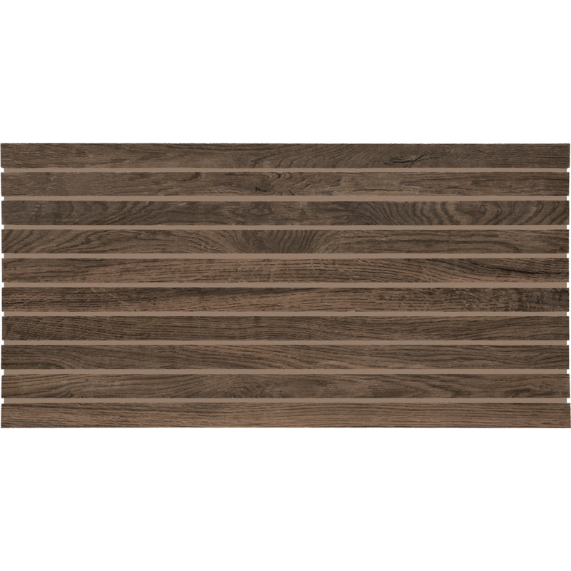 Acreage 1" x 24" Porcelain Wood Look Stacked Mosaic Tile (4 PCS Per Carton) (7.56 SQFT Per Carton), Highland