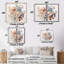 Fleurance - Art mural abstrait botanique 2 pièces-114714562-114714563-114714565