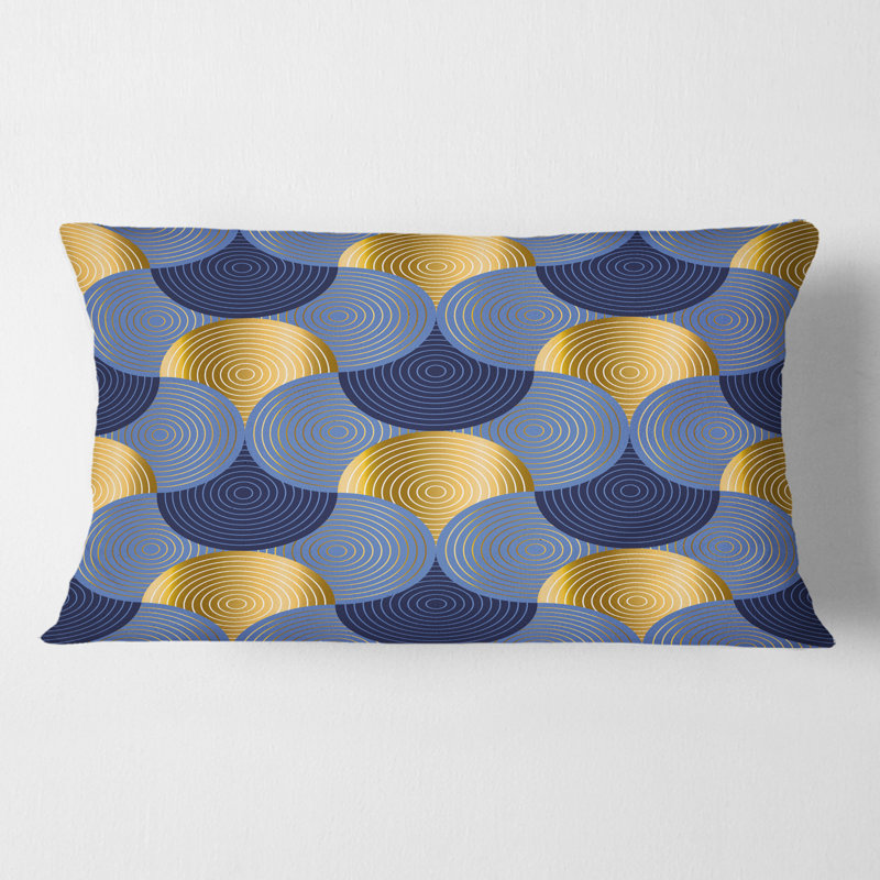 Coussin décoratif rétro Mid-Century