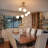 6-Light Mid-Century Weeping Willow Milk Glass Chandelier