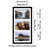 8X16 Collage Picture Frame To Display 3 Photos At Once - Black