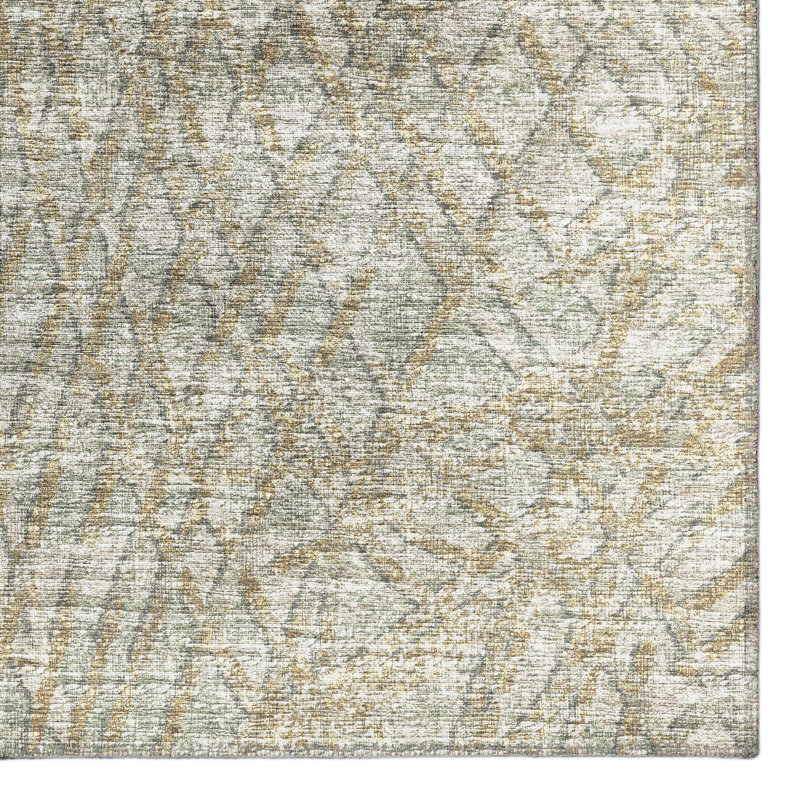 Zakyi Chenille Southwestern Indoor / Outdoor Rug, Rectangle 9' x 12'