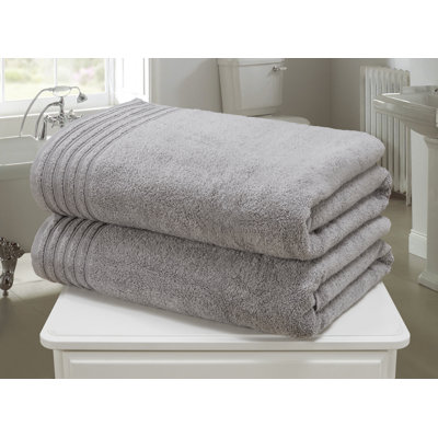 Terrycloth Bath Towels - Set of 2