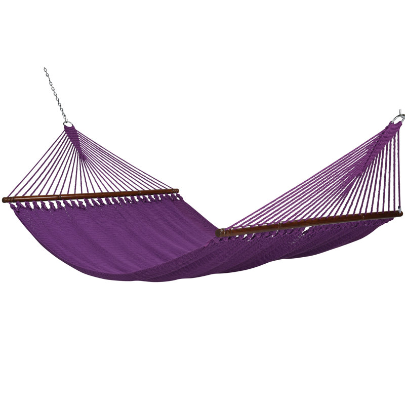 Hamac double à barre d'écartement Blanco, Mauve