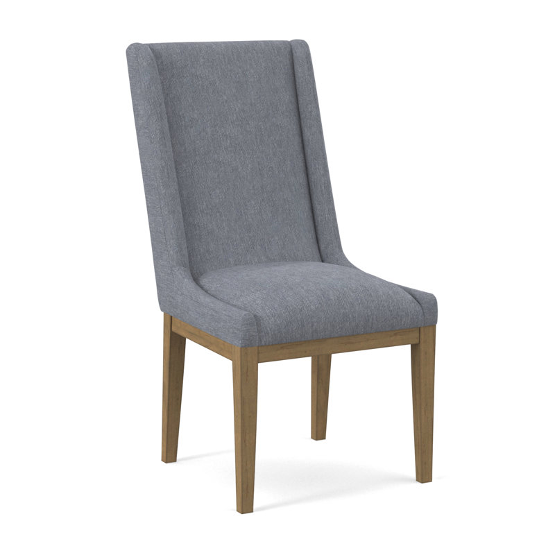 Upholstered Dining Chair, Evolution Caribou, Beachwood