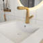 Ensemble de meuble-lavabo autoportant de style français avec lavabo en céramique blanc et blanc 20 po