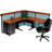 L-Shaped Synthetic Laminate Reception Desk-349184245