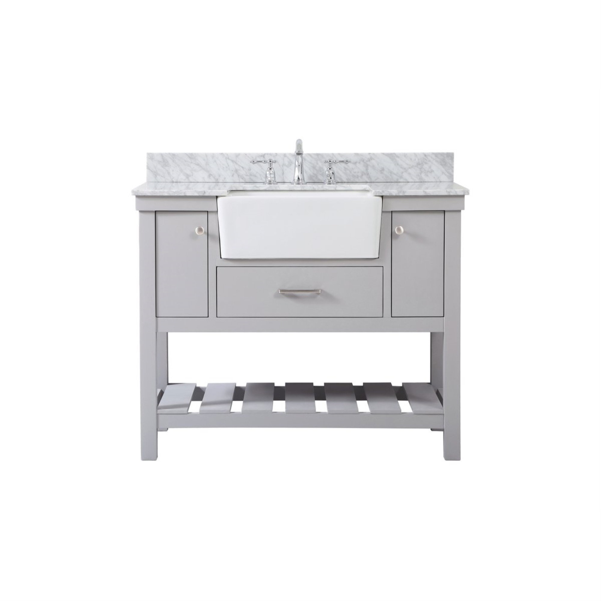 Pelaghia 42'' Single Bathroom Vanity, Gray