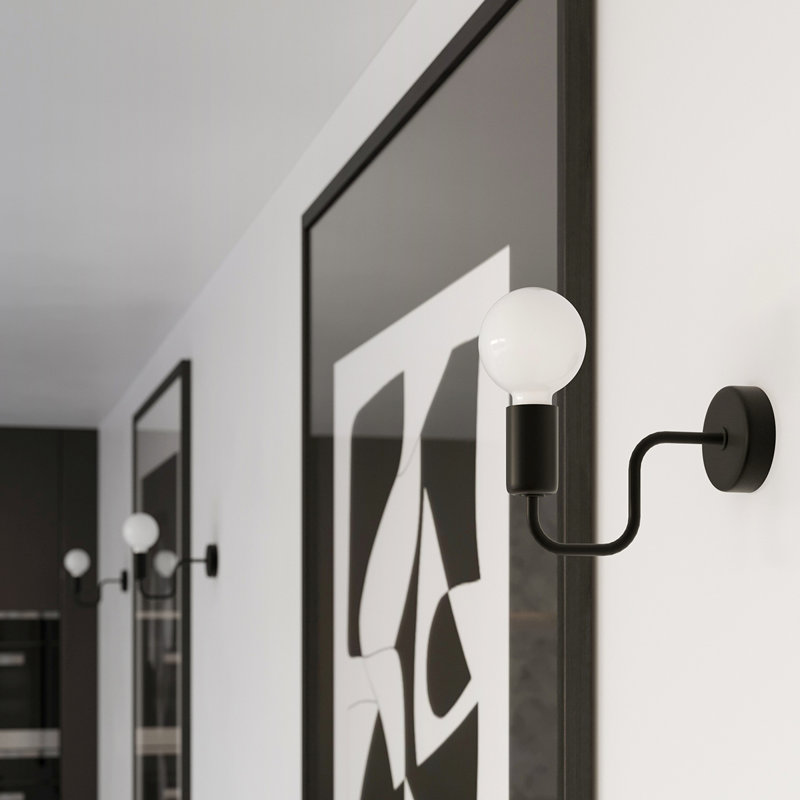 Chandelier VECTOR , 15.5cm H x 56cm W x 103cm D, 8 Lights, Black