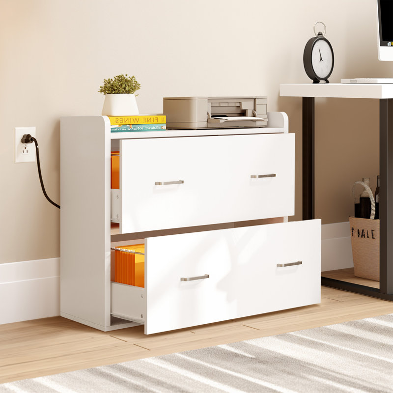 Chilhowie 31.5'' Wide 2 -Drawer File Cabinet, White