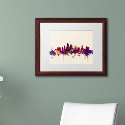 « kansas city horizon », impression encadrée