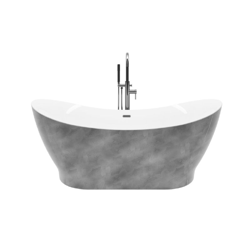 Eureka 66'' x 31'' Soaking Acrylic Bathtub