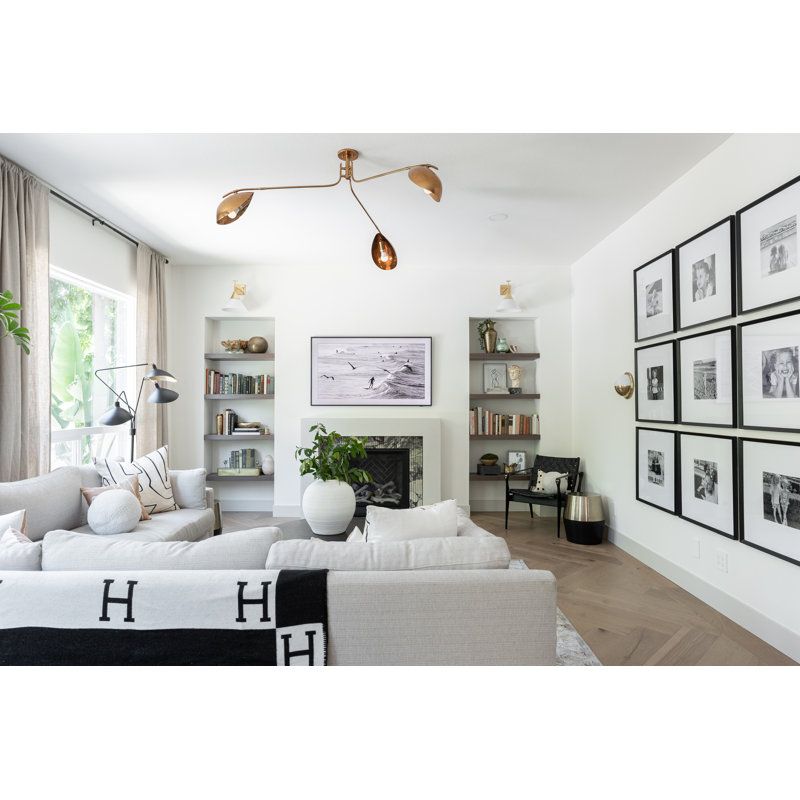 AVONDALE 3 LIGHT SEMI FLUSH
