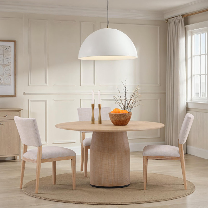 Lucile Cotton Blend Upholstered Dining Chair
