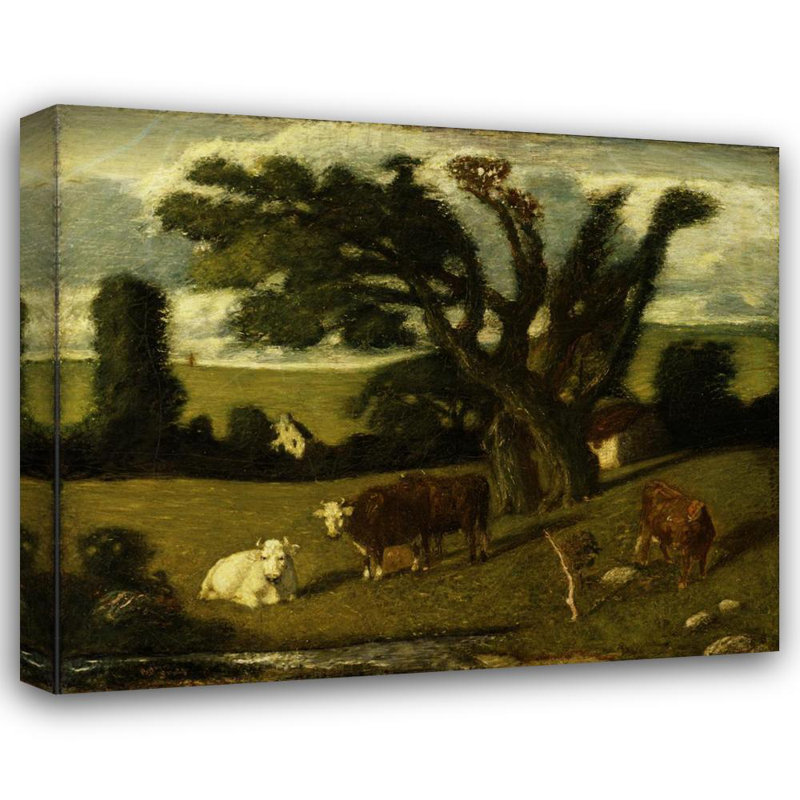 "Pastoral Study" par Albert Pinkham Ryder - Art mural sur toile tendue avec châssis, H 14 po x l 18 po