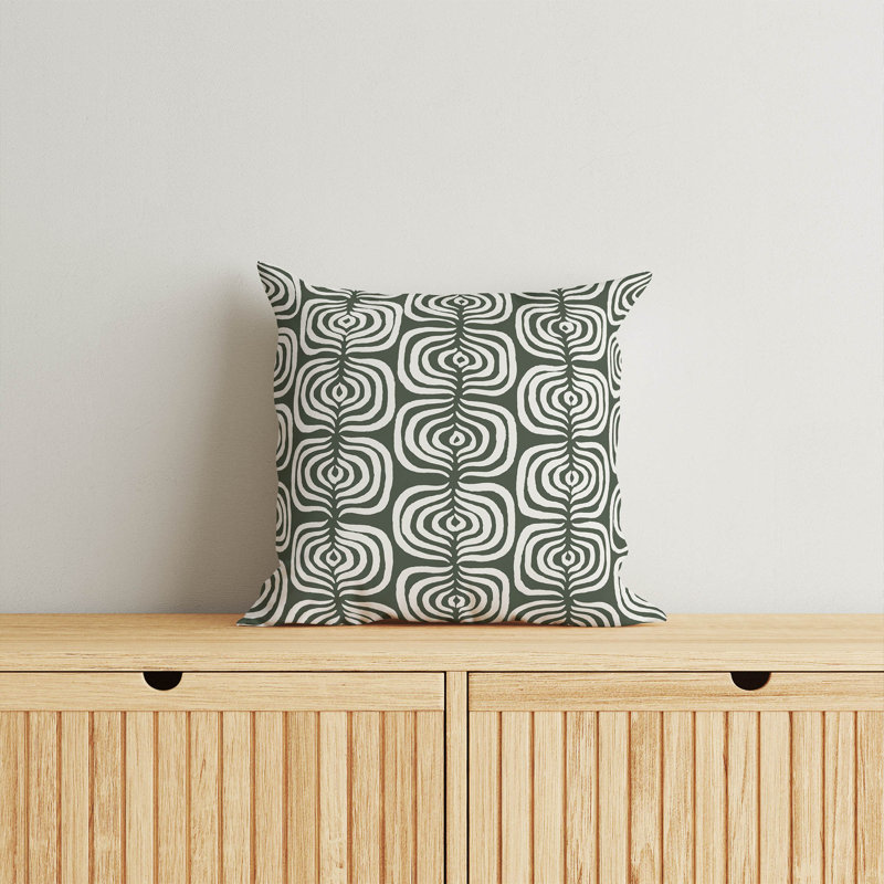 Coussin The Way, Chimichurri / vert, H 20 po x l 20 po