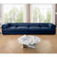 4 chenilles bleues avec espace de rangement confortable et ergonomique