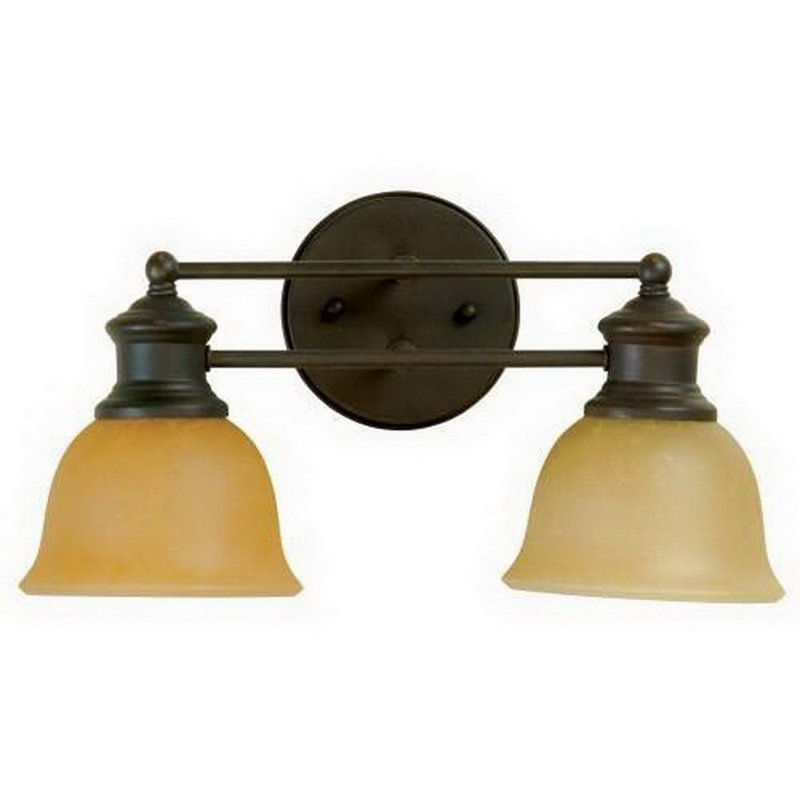 Éclairage pour meuble-lavabo 2 lumières Bruss